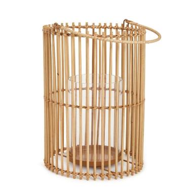 Imagem de Lanterna Decorativa em Bambu 25cm 18562 Mart