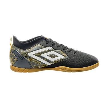 Imagem de Chuteira Futsal Umbro Tocco Ii Club,Preto/Branco/Amarelo,43