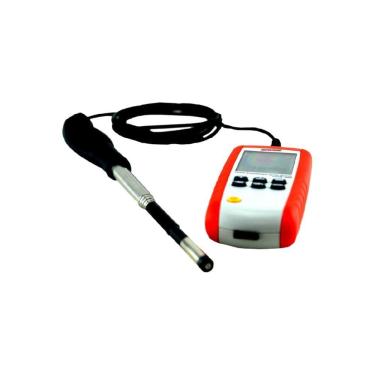 Imagem de Termo Anemômetro Digital Temperatura Fluxo Velocidade Ar Memoria Máx Mín Software Tafr-200 Portátil Instrutherm Maleta