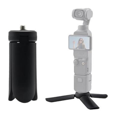 Imagem de TYUANDOUER Mini Tripé Pocket 3 2 1, Tripé Compacto Dobrável para DJI OM 4/Action 3 4/GoPro Hero 12 11/Instax Mini PAL com Tripé Vlog de Parafuso de 1/4
