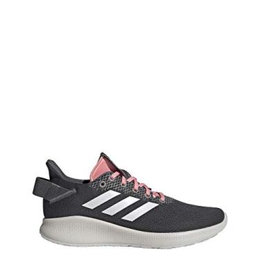 Imagem de Tênis feminino Adidas Sensebounce + Street, Grey Five / Crystal White / Glow Pink, 7