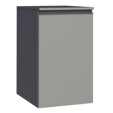 Imagem de Balcão 40 Cm 1 Porta Suspenso Cinza Nice Madesa Cinza