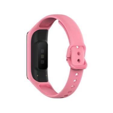 Imagem de Pulseira Silicone Para Galaxy Fit 2 R220 Cor Rosa Escuro - 123smart