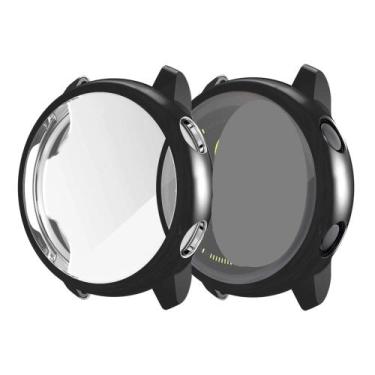 Imagem de Capa Case De Silicone Para Galaxy Watch Active Sm-R500 Cor Preto - 123