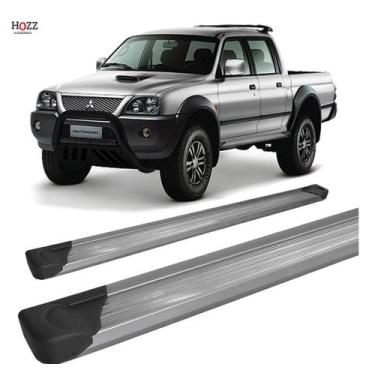 Imagem de Estribo L-200 Sport Outdoor Plataforma de Alumínio Prata C Dupla - HOZ