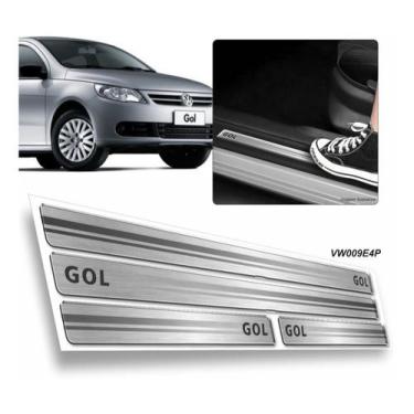 Imagem de Adesivo Soleira Da Porta Gol G3, G4, G5,g6 Escovado Resinado - Resitan