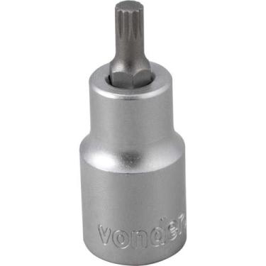 Imagem de Soquete Multidentado Encaixe 1/2'' 6mm Curto CRV Vonder