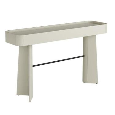 Imagem de Aparador para Sala 136cm com Travessa em Metal 100% MDF - Casa Lar Inc