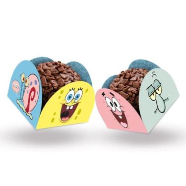 Imagem de 200 Forminhas Para Doces Bob Esponja Decoração Festa - Regina festa