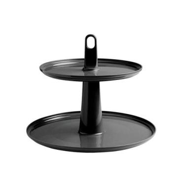 Imagem de Pedestal Cake 2 Andares Coza Preta 10118/0008