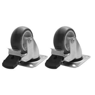 Imagem de Rodízio 312 BP com Parafuso Giratório Com Trava para 60Kg - Schioppa