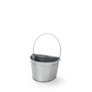 Imagem de Vaso de parede mini floreira com alça aço galvanizado - Loja Bora, Dec