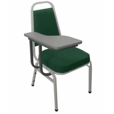 Imagem de Cadeira Universitária Empilhável Linha Hotel Plus Verde - Design Offic