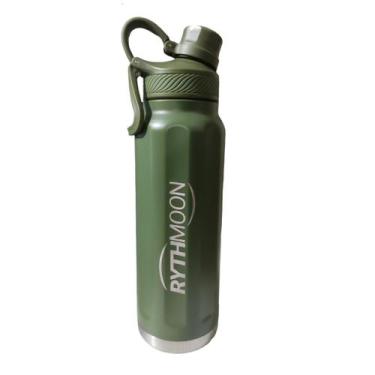 Imagem de Garrafa Térmica Rythmoon Inox - 950ML, Unico, Verde Militar