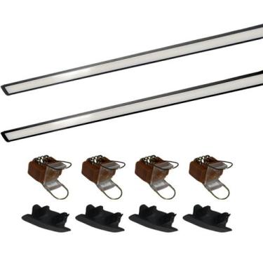 Imagem de Perfil Embutir Led 25X7mm Preto 2X1m Gesso Incorporato ilunato