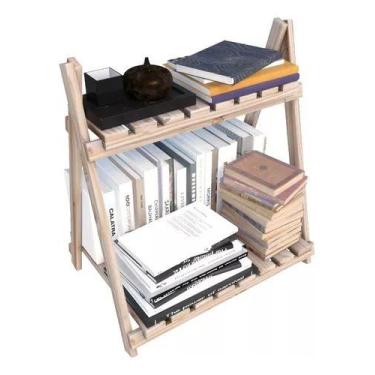 Imagem de Mesa De Cabeceira Criado Retrô Mudo Nicho Qualidade Pinus - Dos Herman