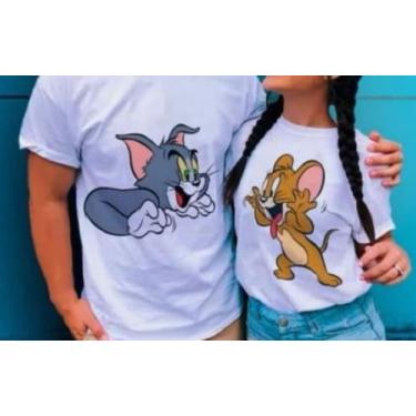 Imagem de Kit blusas casal dia dos namorados - Verzollo , masculina m + feminina