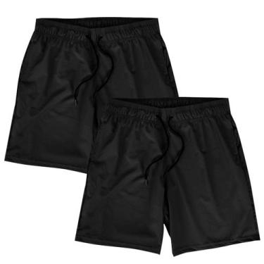 Imagem de Kit Bermuda Academia Elastano Premium Masculina WSS Classic - Web Surf