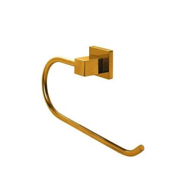 Imagem de Porta Toalha de Rosto Grécia Luxo Dourado - Montelar Acabamentos, Gréc