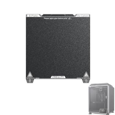Imagem de Kit de placa de construção K1C fosco PEI atualizado Creality (235 * 235 mm), sem adesivo magnético macio, design de bocal de limpeza, resistente ao desgaste e alta temperatura, plataforma de