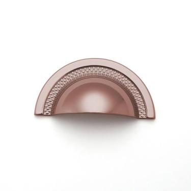 Imagem de Puxador Shell 48mm Rosê Brilhante Zen Design