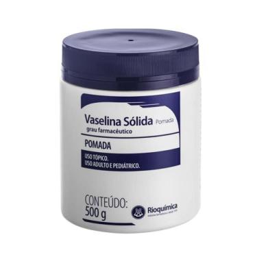 Imagem de Vaselina Solida Pomada (500g) - Rioquímica - Rioquimica