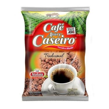 Imagem de Café Atary Caseiro Tradicional 500g cx 10uni - ATALAIA