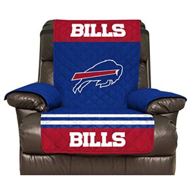 Imagem de Pegasus Sports NFL Buffalo Bills Protetor de móveis com tiras elásticas, reclinável, azul royal