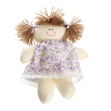 Imagem de Boneca Mini Quarto Bebê Infantil Menina - Potinho de Mel