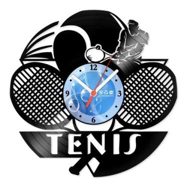 Imagem de Relógio De Parede Disco Vinil Esportes - Tênis - VES-108 - Modernarte