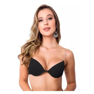 Imagem de Sutiã De Bojo Com Alça de Silicone Transparente Costa Nua Nadador Alça