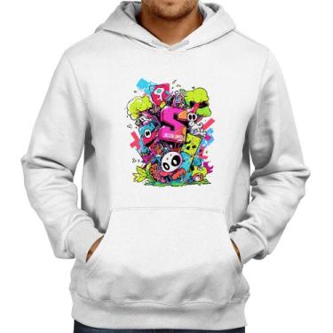 Imagem de Moletom Street Style - Foca na Moda, Branco, M