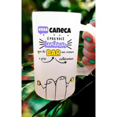 Imagem de Caneca de Chopp Do bar viemos pro bar voltaremos, Transparente