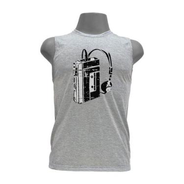 Imagem de Camiseta regata masculina - Walkman. - DASANTIGAS, Silver, Silver, PP