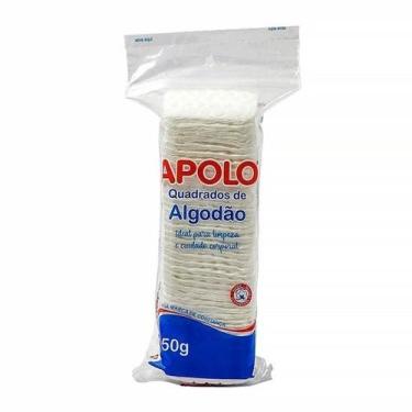 Imagem de Algodão quadrado apolo 50g puro algodão