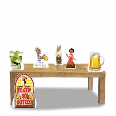 Imagem de Kit Display de chão e mesa totens festa Boteco - Dropx4
