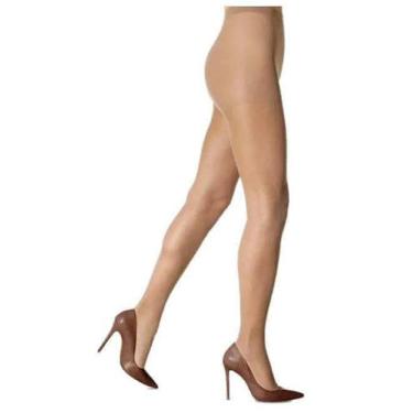 Imagem de Meia Calça Lupo Clássica Fina Fio 15 5760, Po de arroz, M