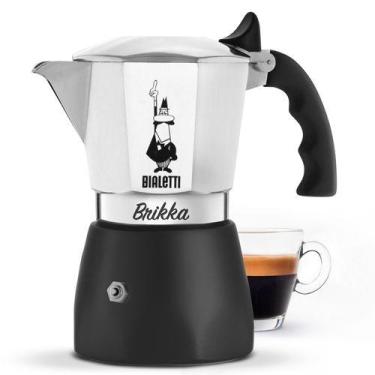 Imagem de Bialetti Brikka Cafeteira de alumínio para fogão (4 xícaras)