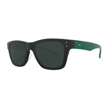 Imagem de Óculos de sol hb foster matte black / l green g-15