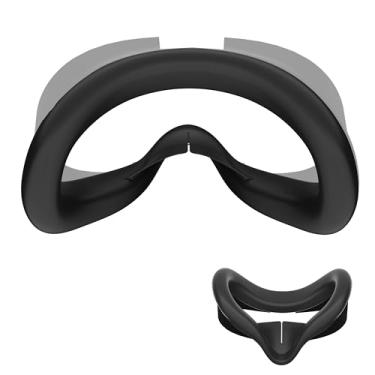 Imagem de APEXINNO Silicone Face Pad Cover Compatible with Meta Quest 3S Accessories, Face Cushion Cover and Anti-Leakage Nose Pad Compatible with Oculus Quest 3S Original VR Headset, Soft, Durable, Washable