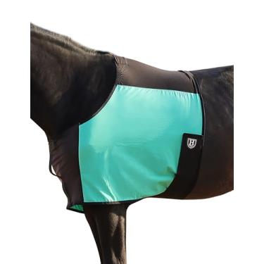 Imagem de Protetor de peito de cavalo elástico e nylon verão menta M