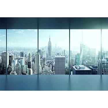 Imagem de AOFOTO 1,5 x 0,9 m para negócios, escritório, faixa, janela, pano de fundo, janela francesa, fotografia, fundo, vazio, trabalho, moderno, edifício urbano, arranha-céu, Nova York, estúdio fotográfico