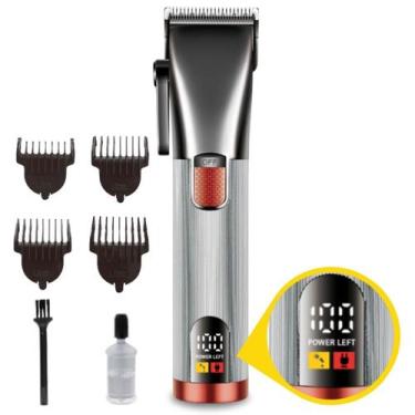 Imagem de Maquina De Corta Cabelo Barbeador Elétrico Aparador De Pelos - B-MAX