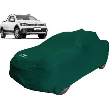 Imagem de Capa Para Cobrir Volkswagen Saveiro Cross Tecido Helanca - Mz, Verde