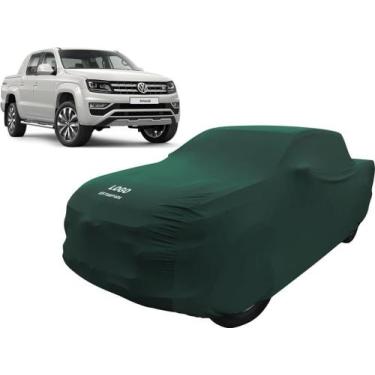 Imagem de Capa Para Cobrir Carro Volkswagen Amarok Tecido Helanca - Mz, Verde