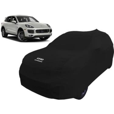Imagem de Capa Automotiva Porsche Cayenne Tecido Helanca Cor Preta - Mz, Preta