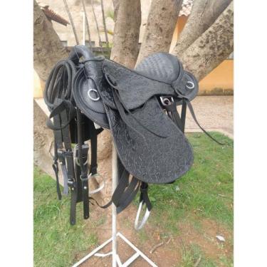 Imagem de Sela Australiana Cavalgada Luxo para montaria cavalo cavalgada complet