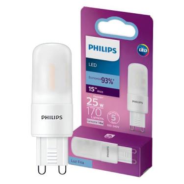 Imagem de Kit 10 Lâmpadas Led Halopin G9 1,6W Bivolt Philips, 127/220V, BRANCO-F