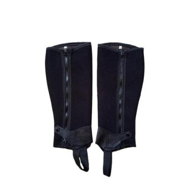 Imagem de Perneira proteção neoprene cavalgada hipismo montaria trabalho proteçã