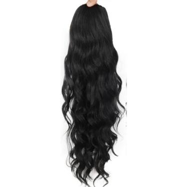 Imagem de Aplique Rabo De Cavalo Ondulado Cacheado Idêntico A Humano - bblees, P